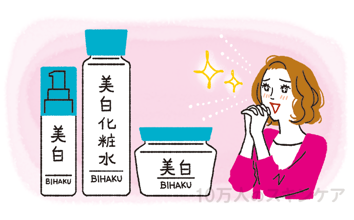 美白化粧品で本当にシミは薄くなるのか